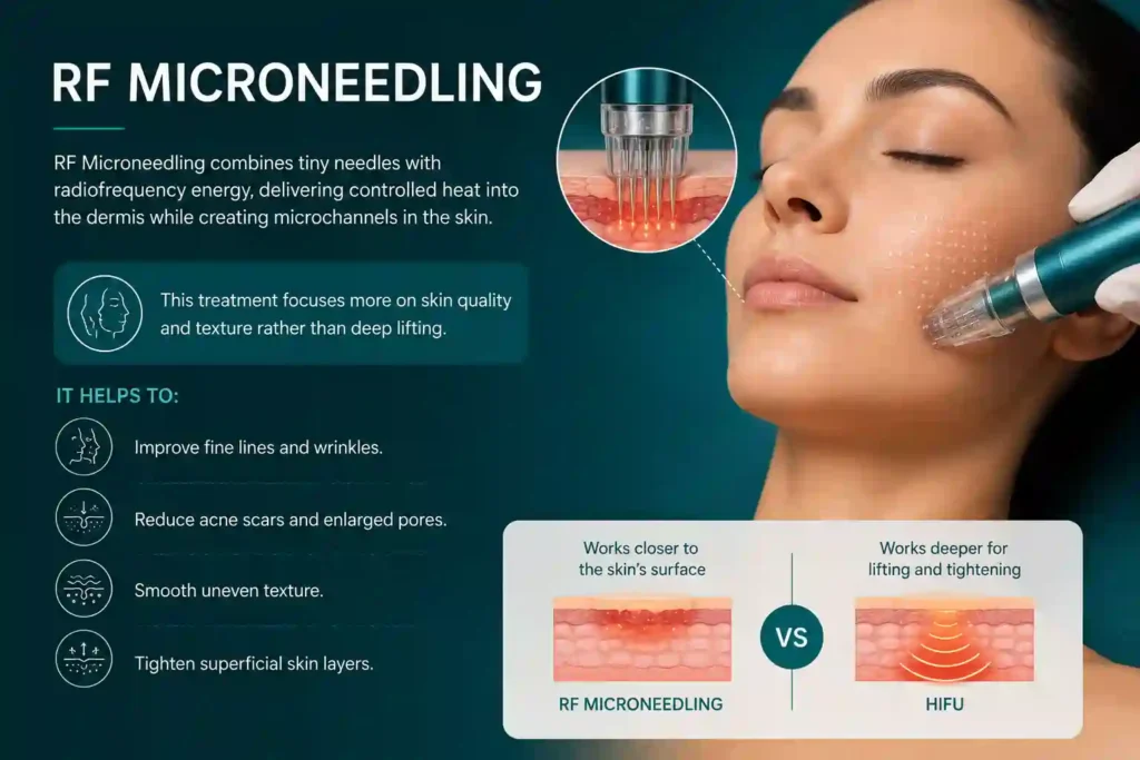 What Does RF Microneedling Do That HIFU Alone Cannot Brent